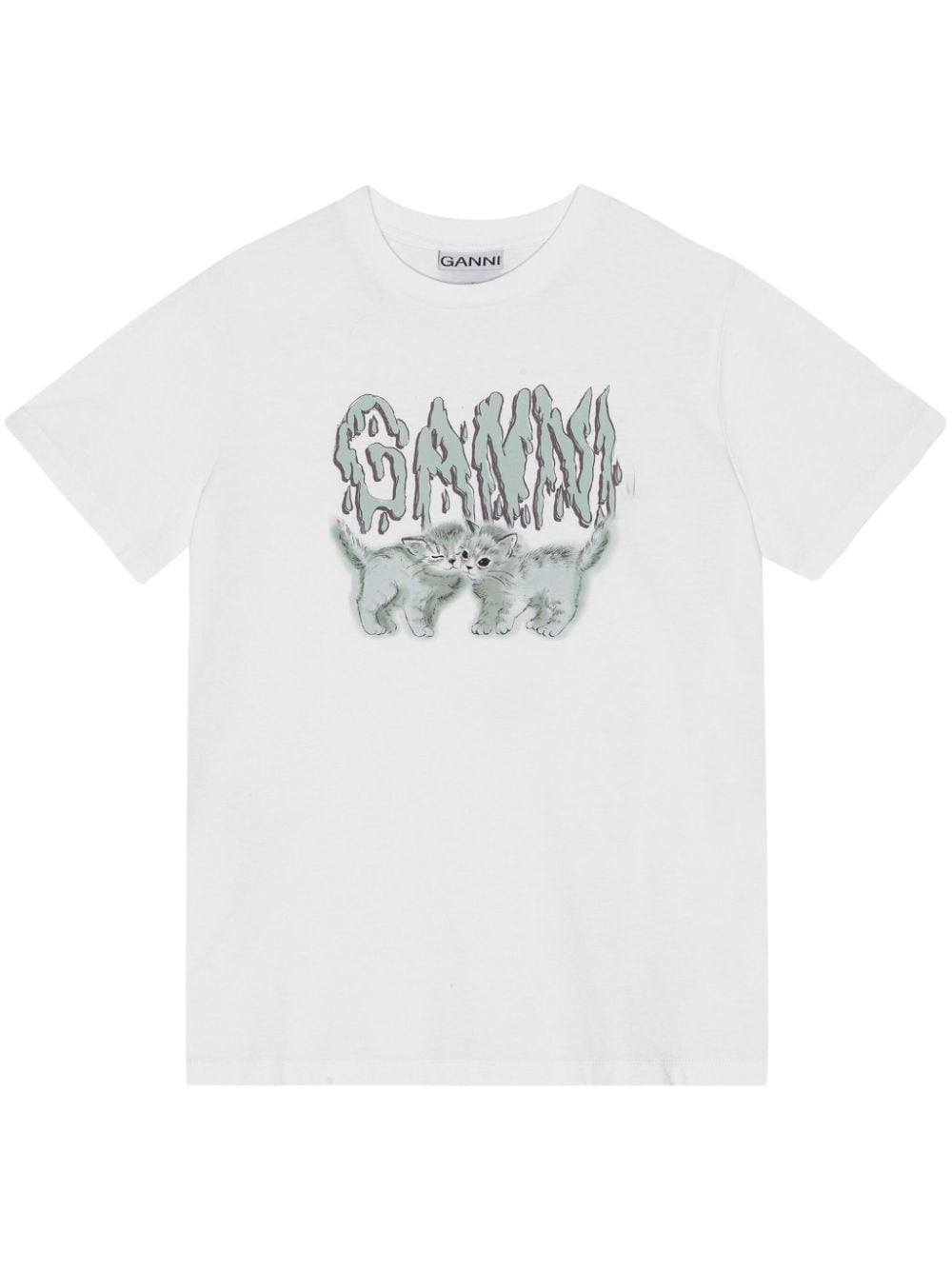 GANNI T-shirts and Polos White image 0