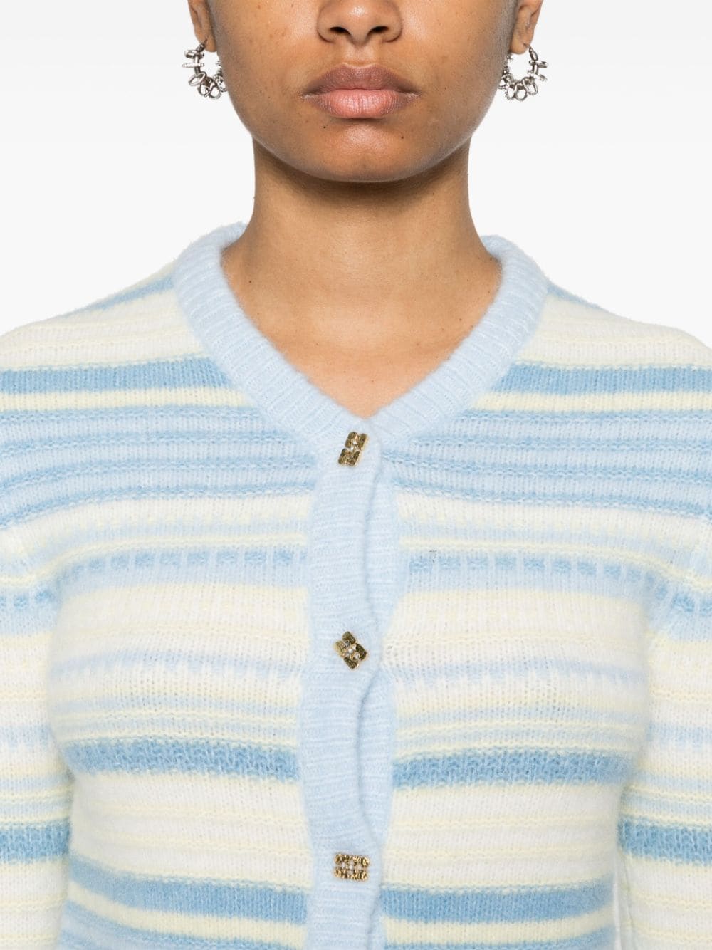 GANNI Sweaters Clear Blue image 2