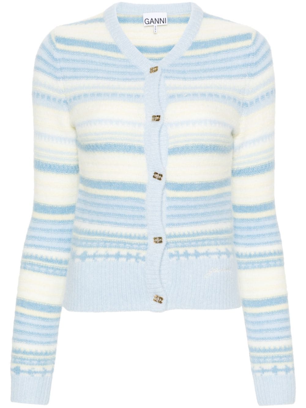 GANNI Sweaters Clear Blue image 0