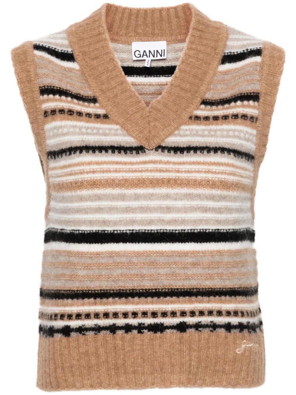 GANNI Sweaters Beige image 0