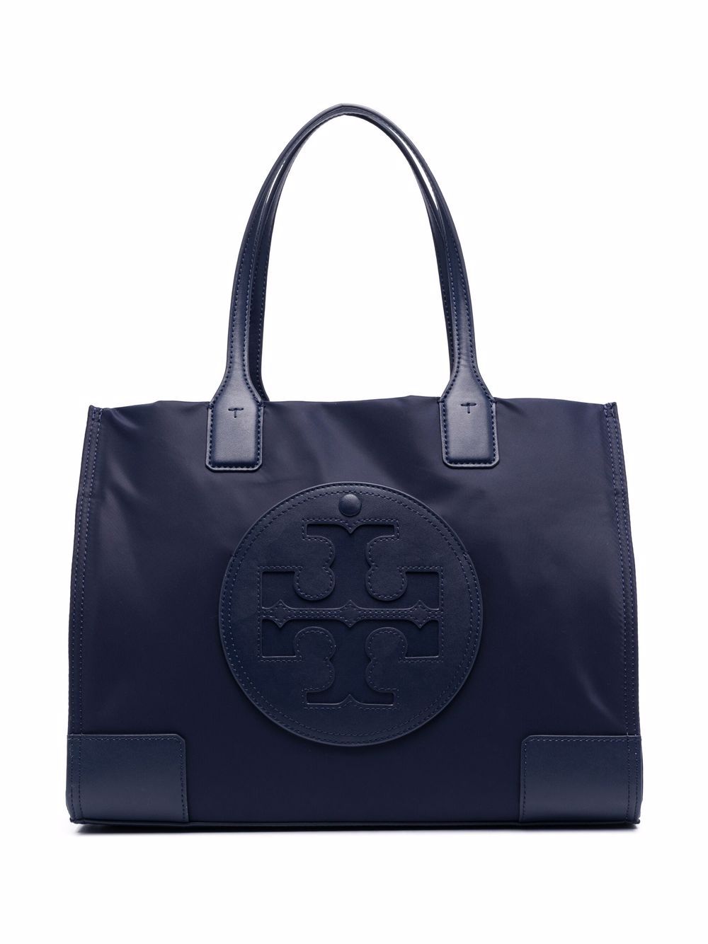 Tory Burch Blue Logo Patch Tote Bag image 0