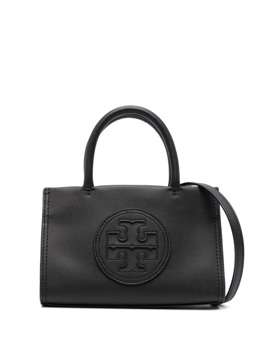 Tory Burch Black BioFabbrica Bio-Tex™ Embroidered Logo Top Handle Bag image 0