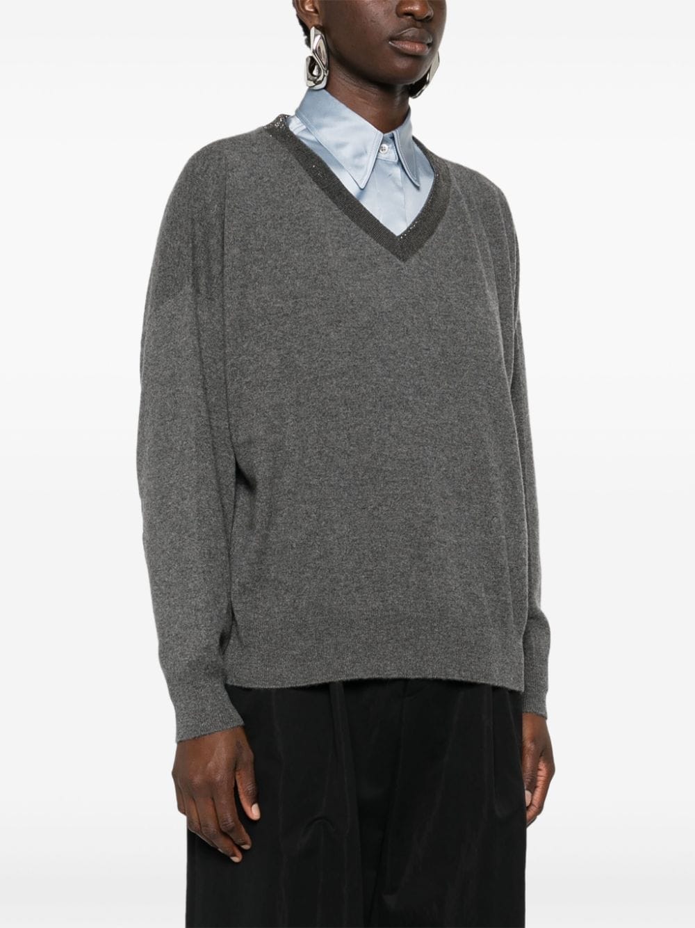 Brunello Cucinelli Sweaters Grey image 1