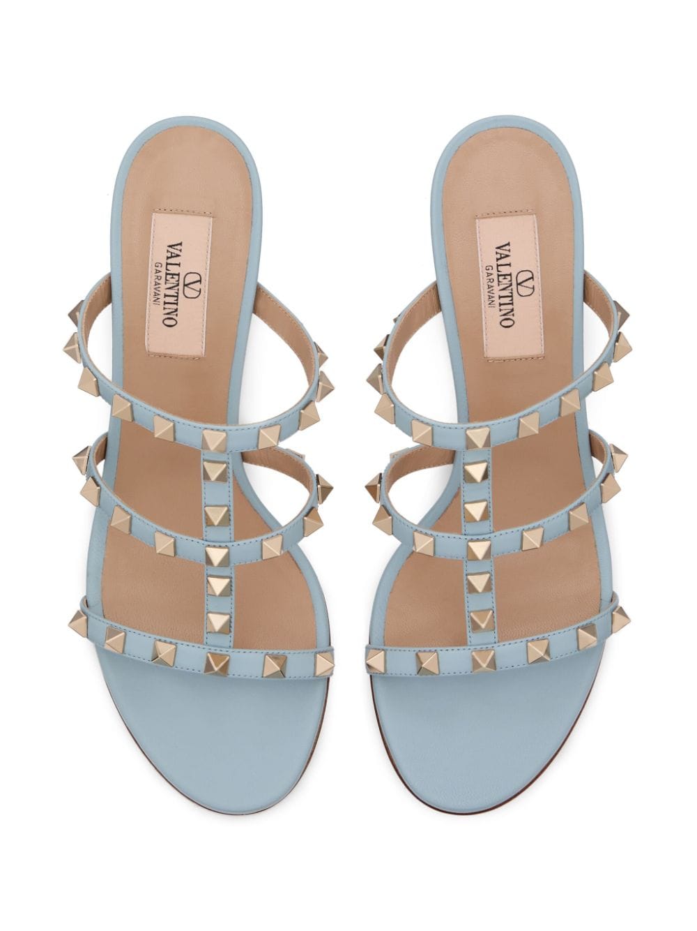 Valentino Garavani Rockstud Sandals - Clear Blue image 2