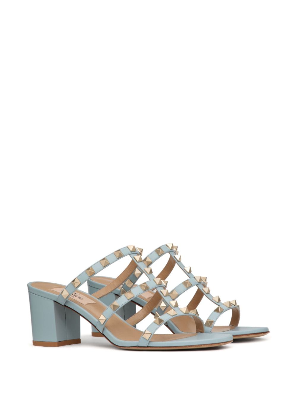 Valentino Garavani Rockstud Sandals - Clear Blue image 5