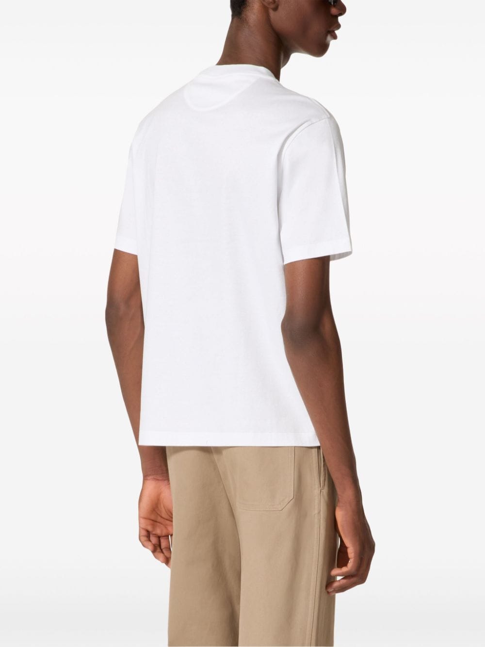 Valentino White Cotton T-Shirts and Polos image 2