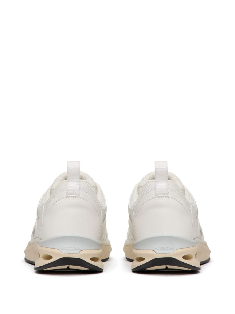 Valentino Garavani White Panelled Mesh Sneakers image 3