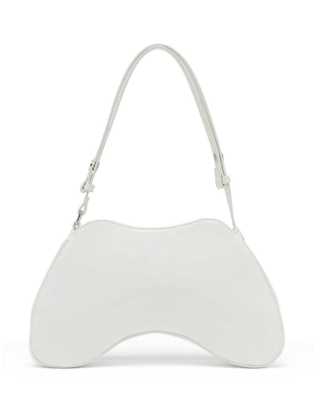 Sleeko Diesel White Faux Leather Handbag image 1