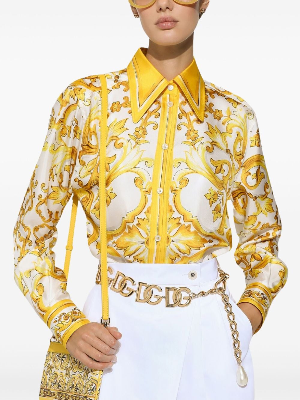 Dolce & Gabbana Shirts Yellow image 2