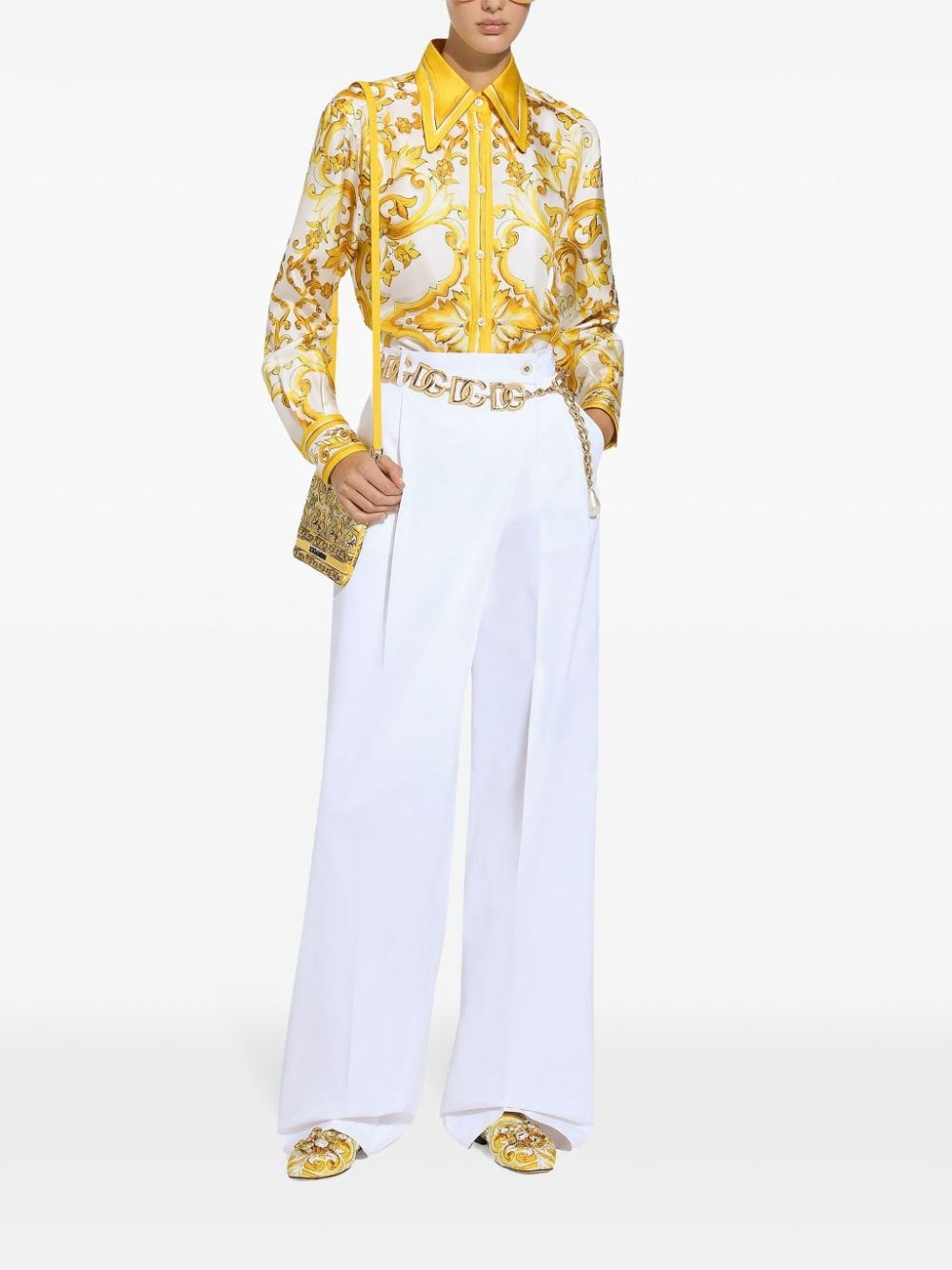 Dolce & Gabbana Shirts Yellow image 4