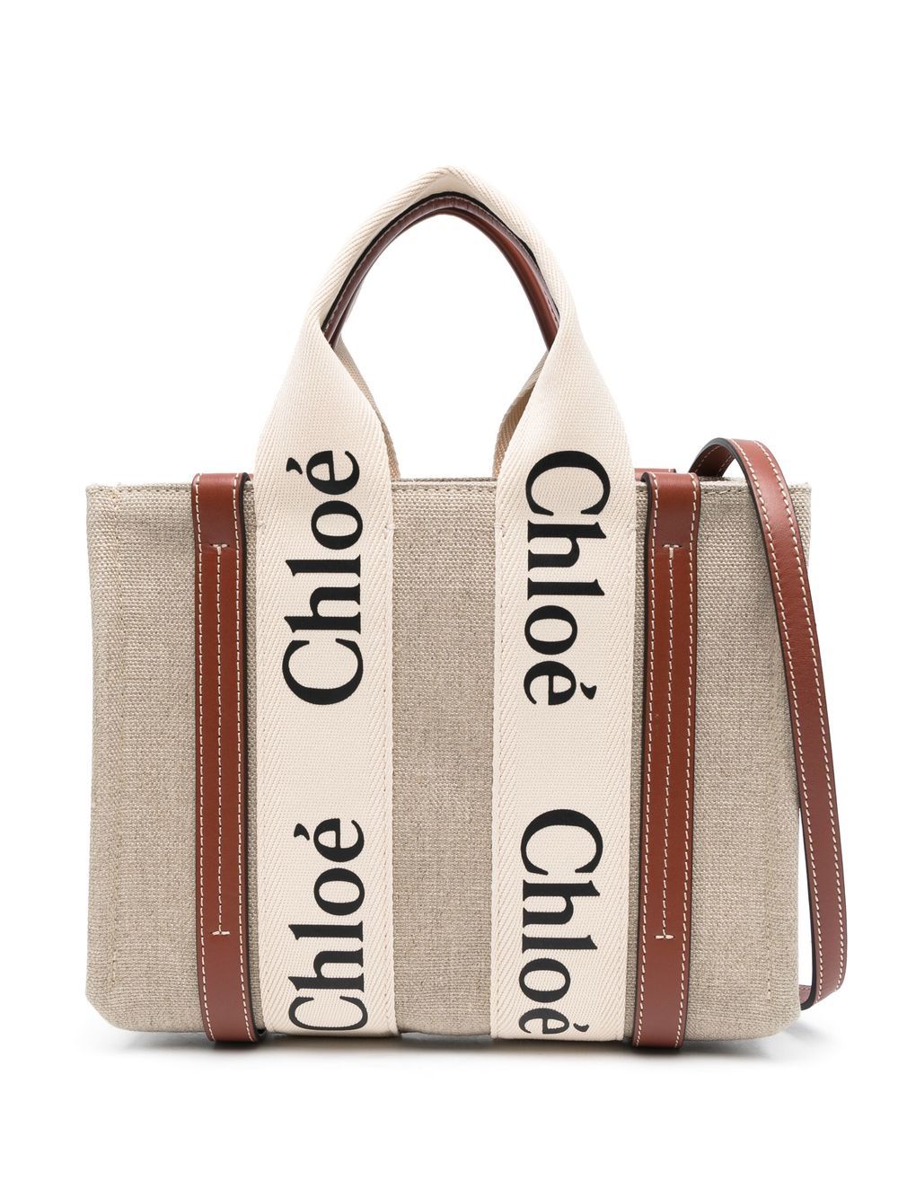 Chloé Leather Brown Tote Bag image 0