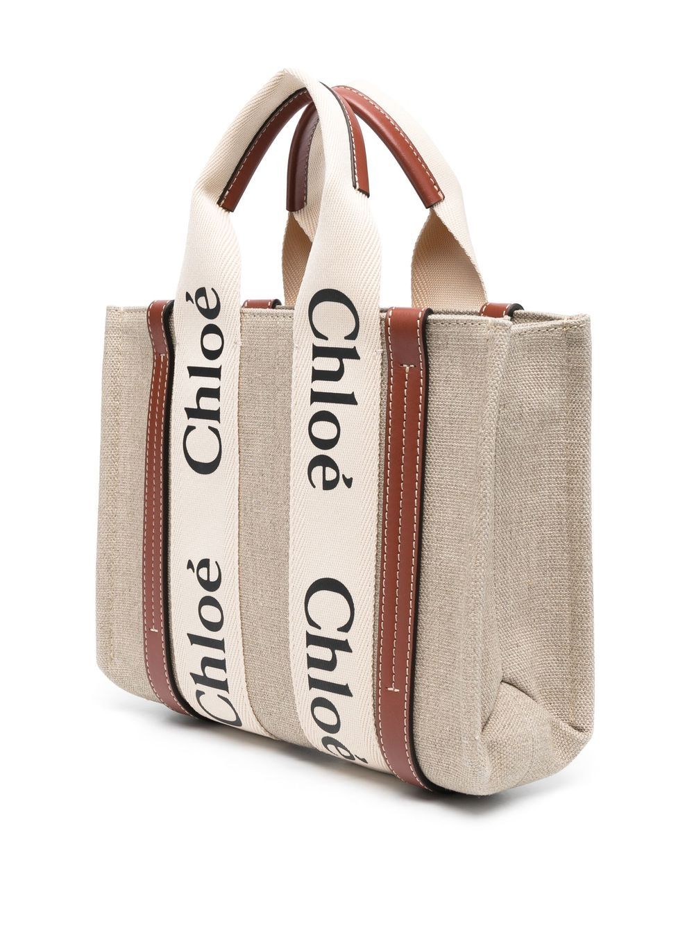 Chloé Leather Brown Tote Bag image 3