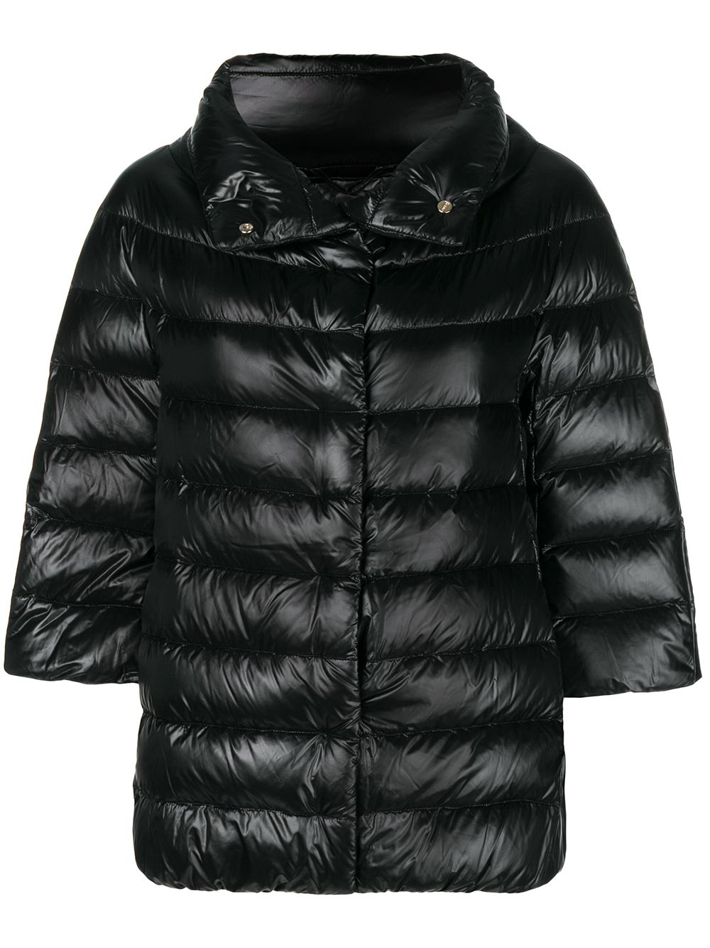 Herno Black Feather Down Padded Quilted Coat image 0