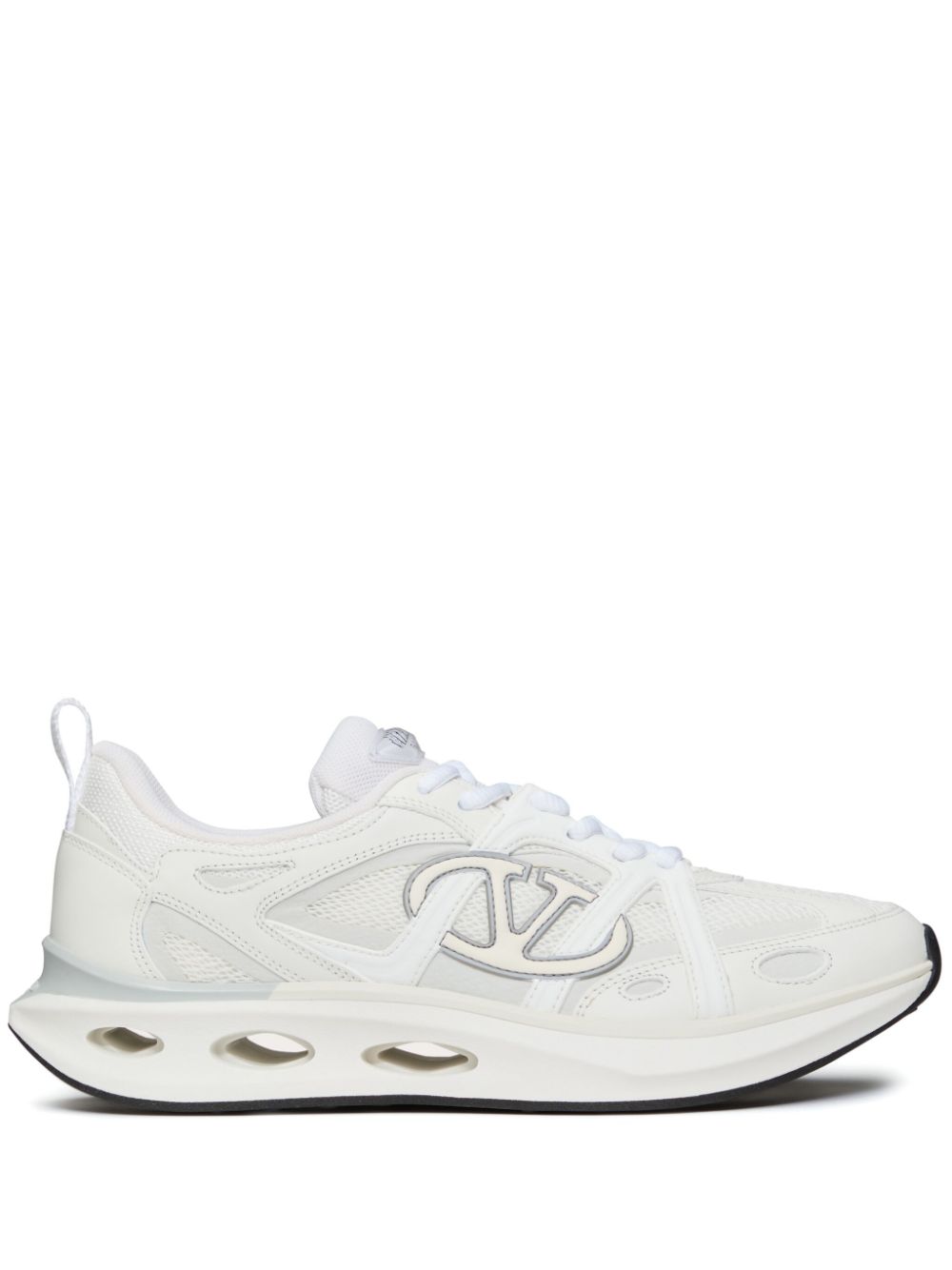 Valentino Garavani VLogo Signature White Panelled Sneakers image 0