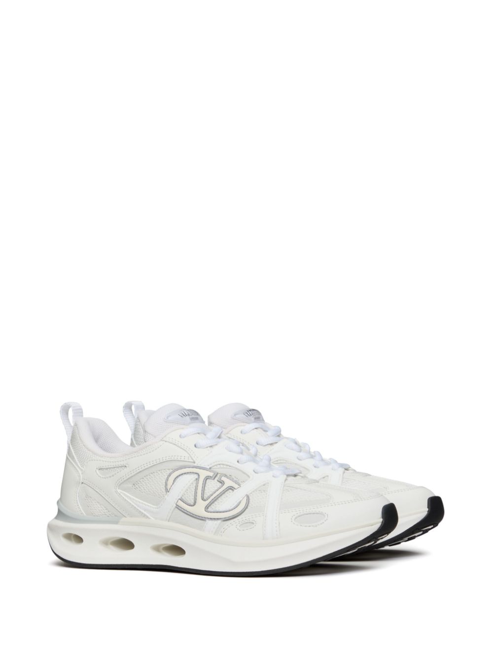 Valentino Garavani VLogo Signature White Panelled Sneakers image 5