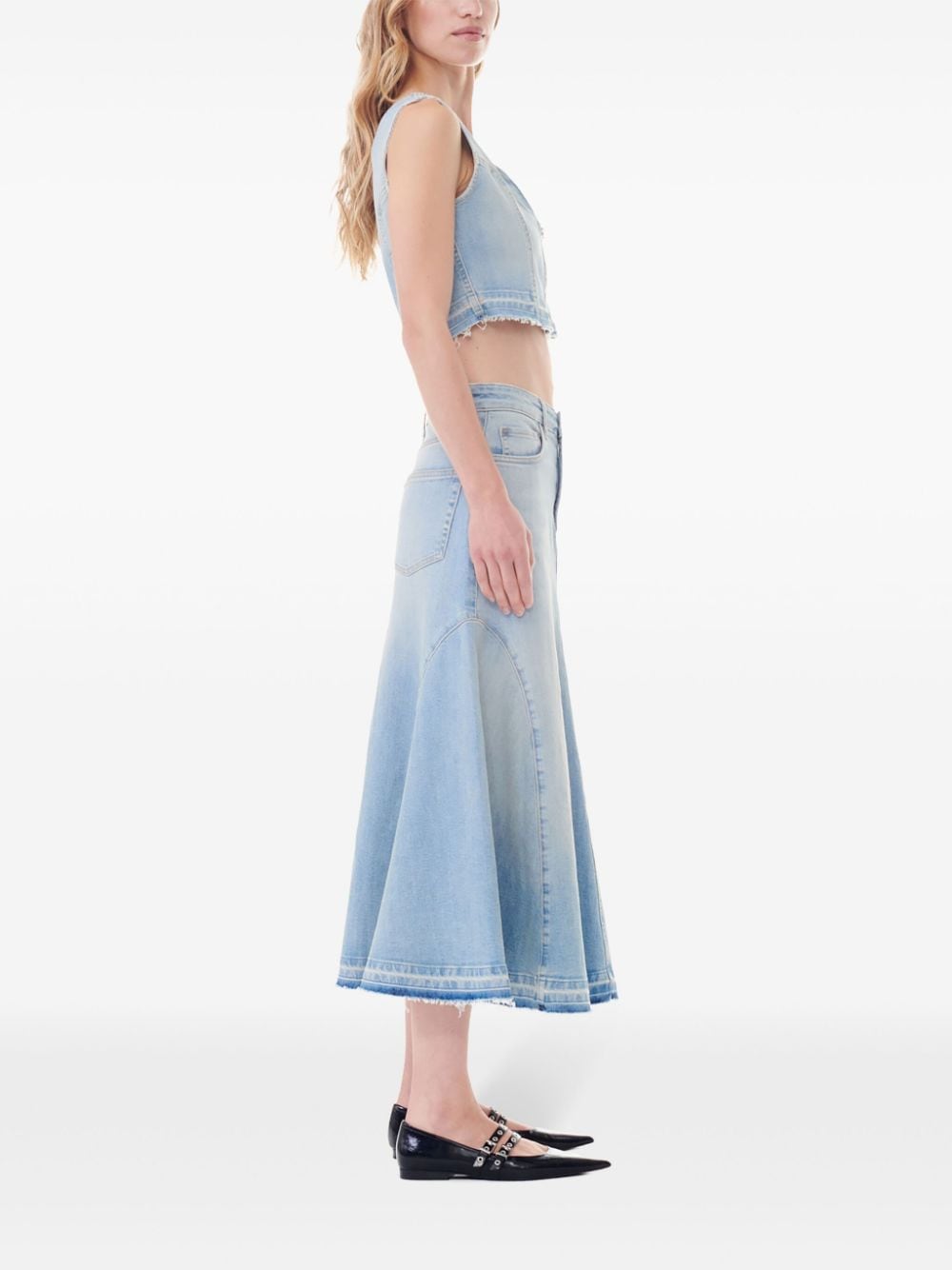 GANNI Skirts Clear Blue image 1