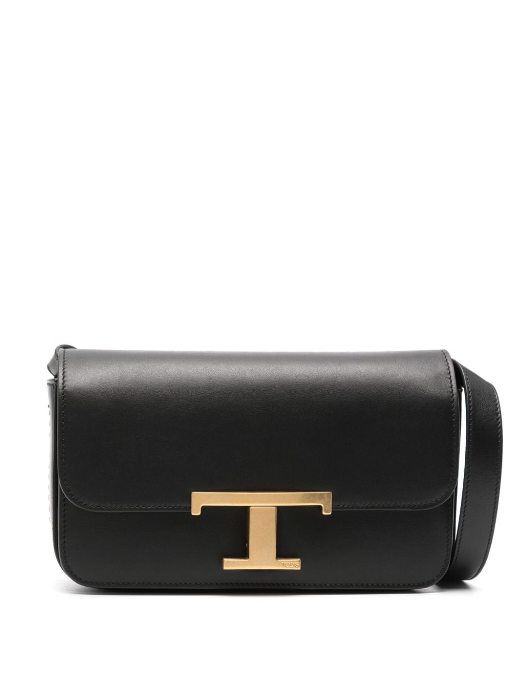 Tod's Women's Black Leather Foldover Bag image 0