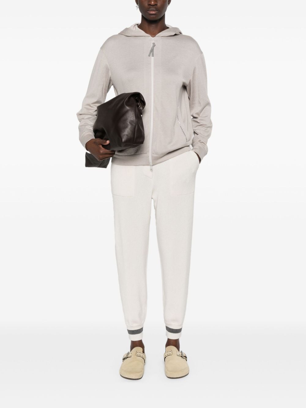 Brunello Cucinelli Trousers White image 3