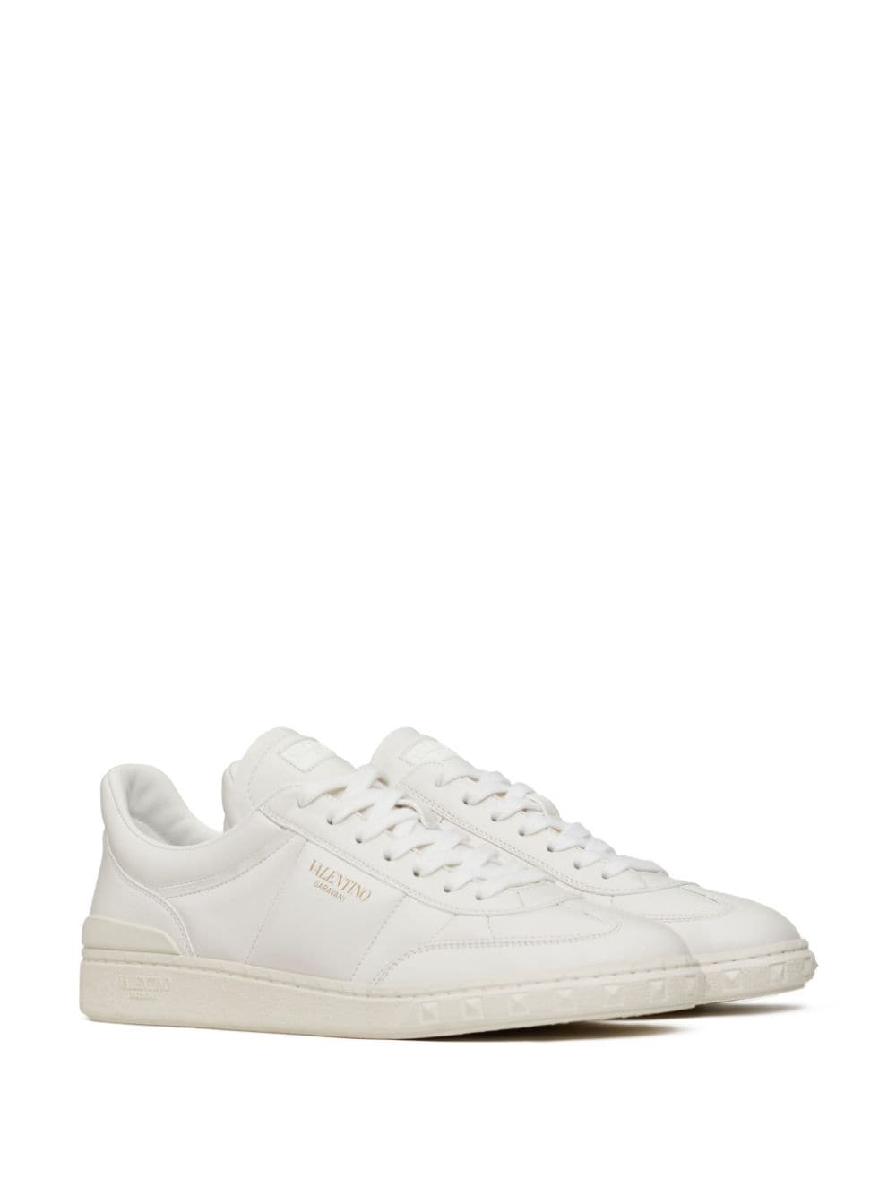 Valentino Garavani Rockstud White Nappa Leather Sneakers image 5