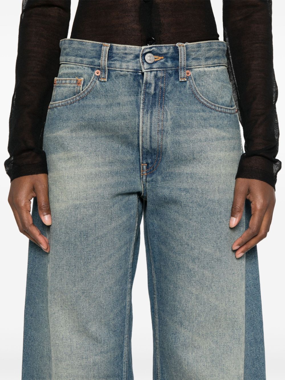 MM6 Maison Margiela Jeans Blue image 4