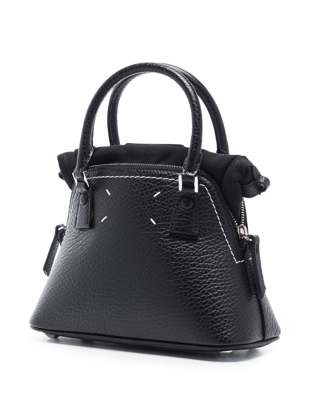 Maison Margiela 5AC Mini Tote Bag - Black Calf Leather image 5