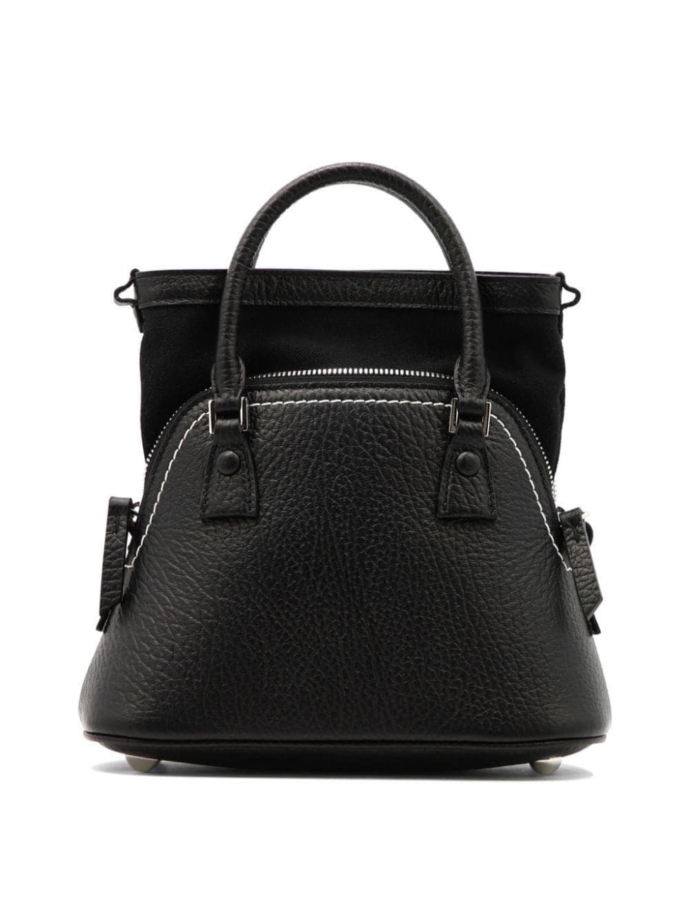 Maison Margiela 5AC Mini Tote Bag - Black Calf Leather image 7