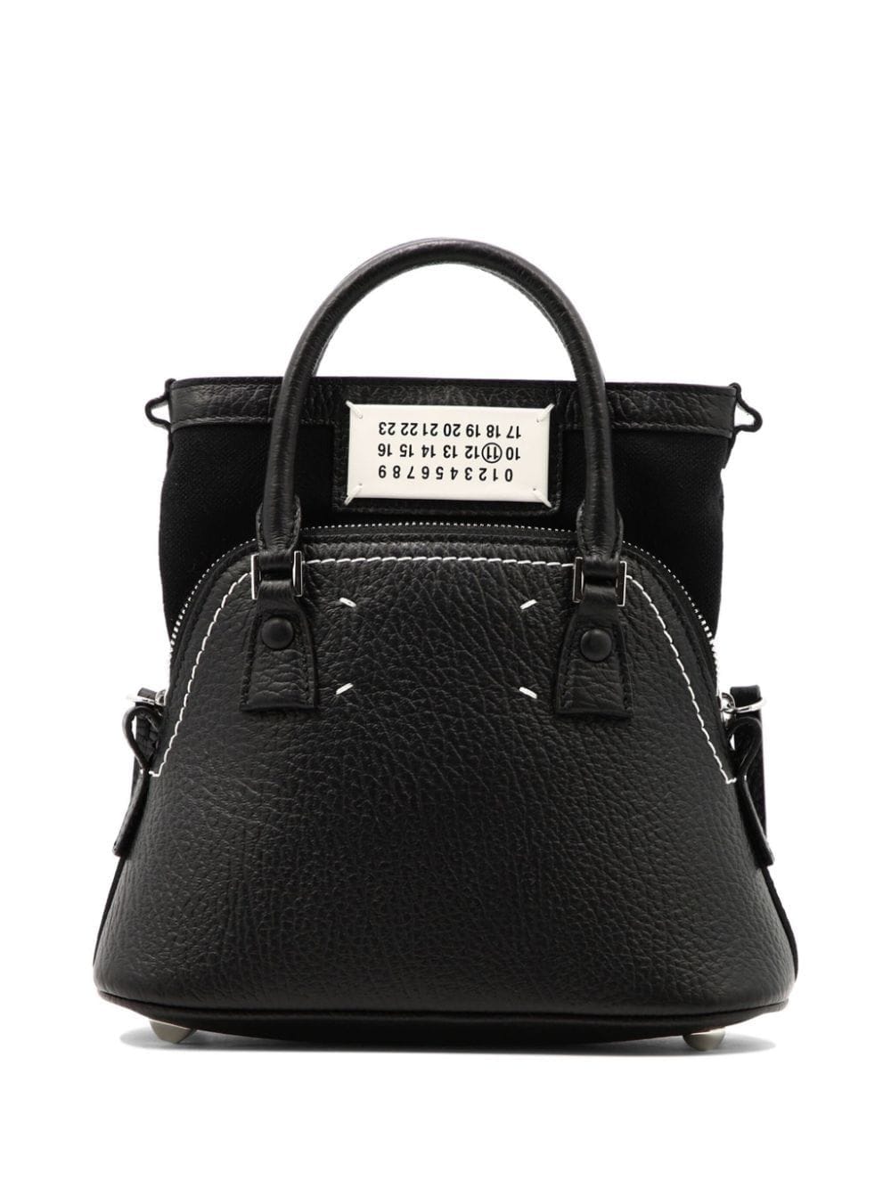 Maison Margiela 5AC Mini Tote Bag - Black Calf Leather image 0