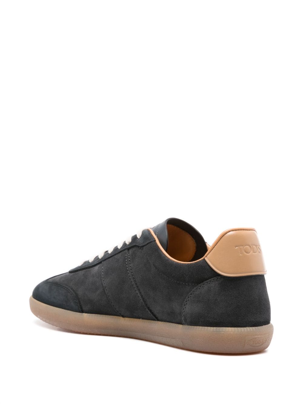 Tod's Blue Suede Panelled Sneakers image 1