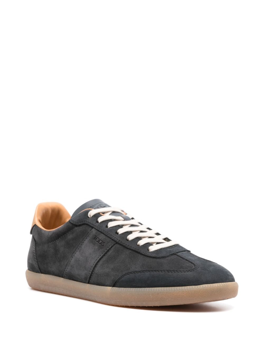 Tod's Blue Suede Panelled Sneakers image 3