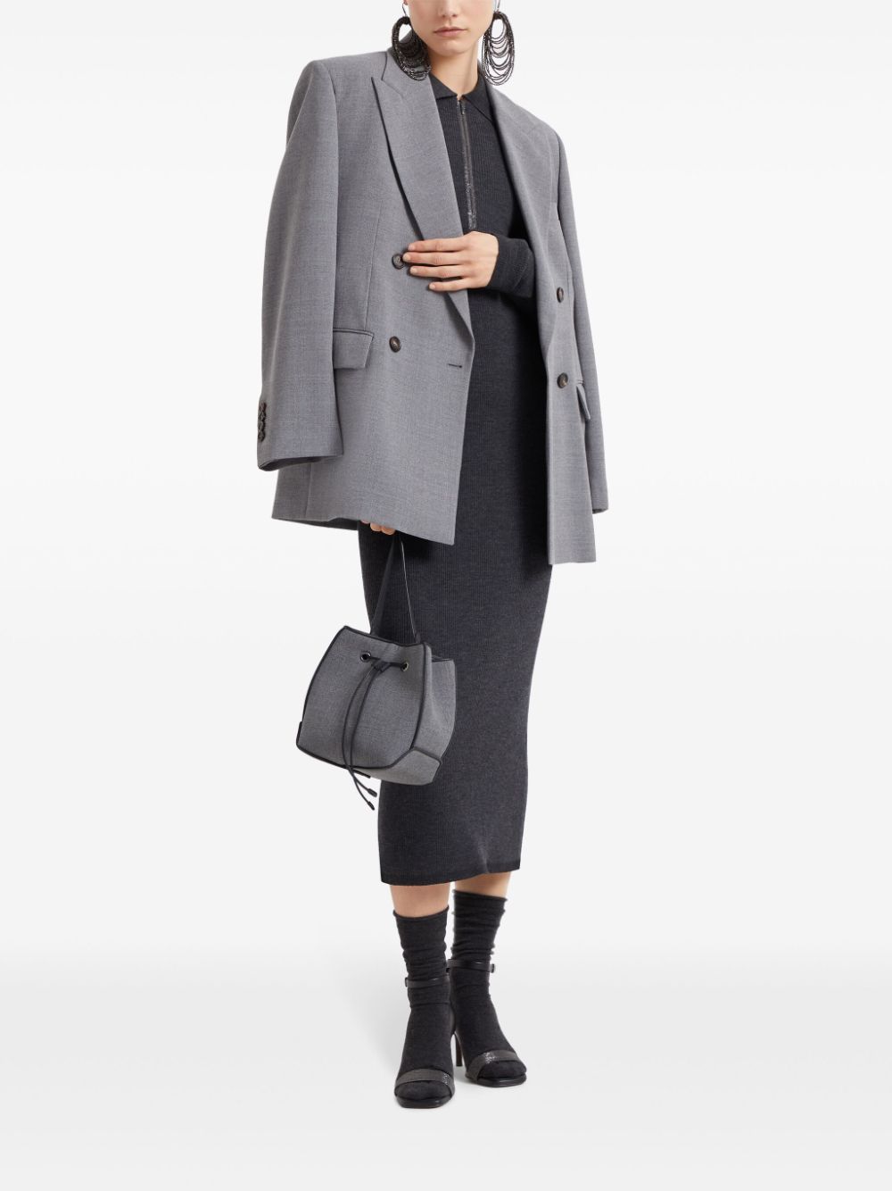 Brunello Cucinelli Dresses Grey image 5