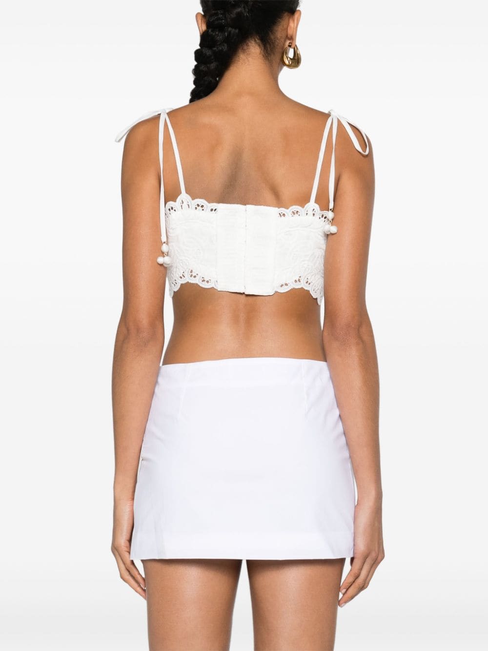 Zimmermann White Broderie Anglaise Bandeau Top image 3