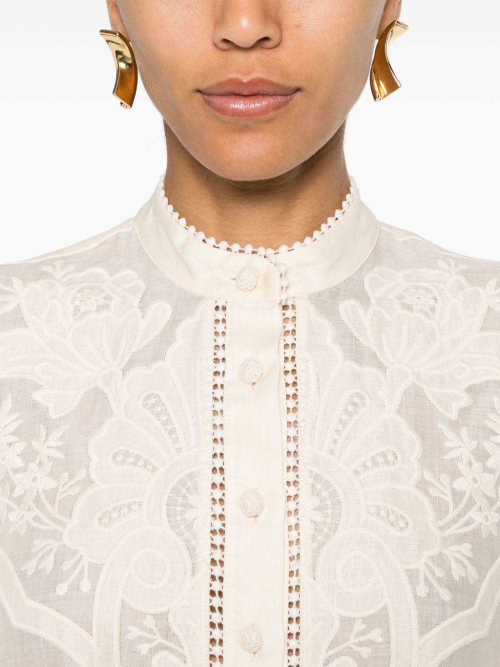 Zimmermann Shirts Beige image 4