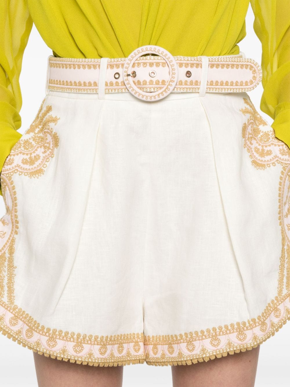 Zimmermann Shorts Beige image 3