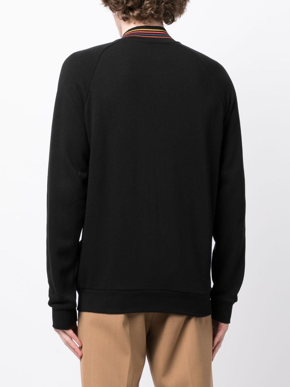 Paul Smith Men's Black Cotton Sweater with Logo image 2