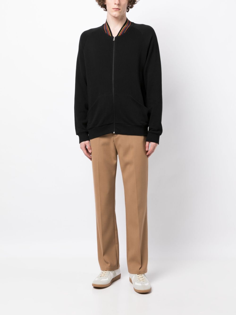 Paul Smith Men's Black Cotton Sweater with Logo image 3