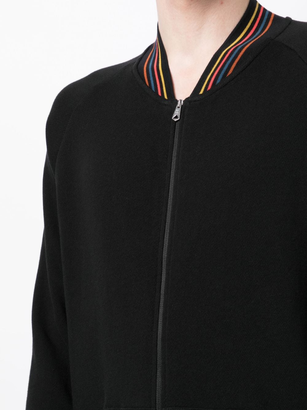 Paul Smith Men's Black Cotton Sweater with Logo image 4