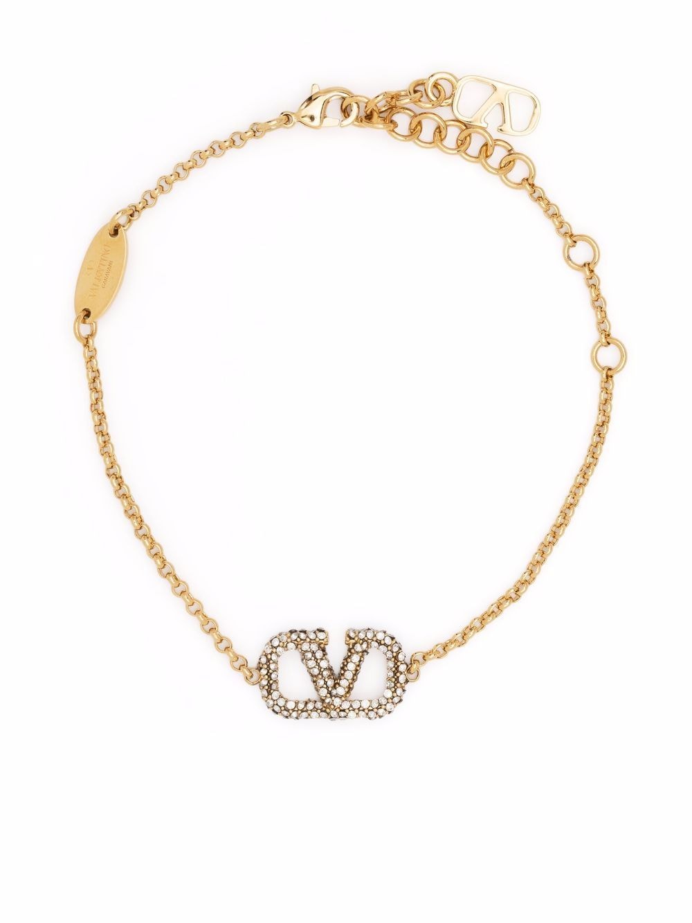 Valentino Garavani VLogo Signature Golden Bracelet image 0