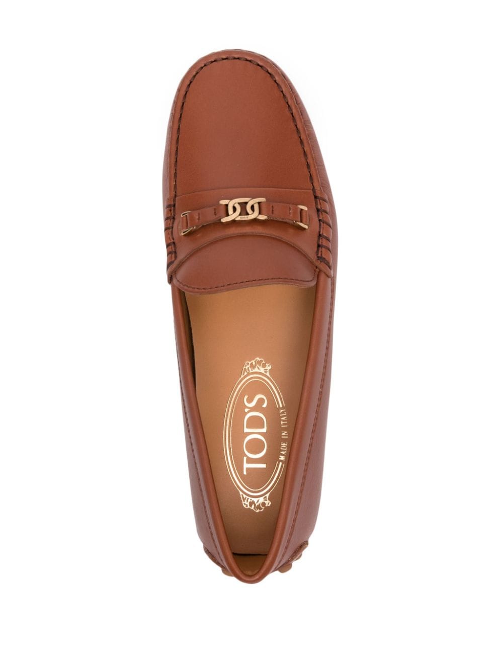 Tod's Flat shoes Leather Brown image 1