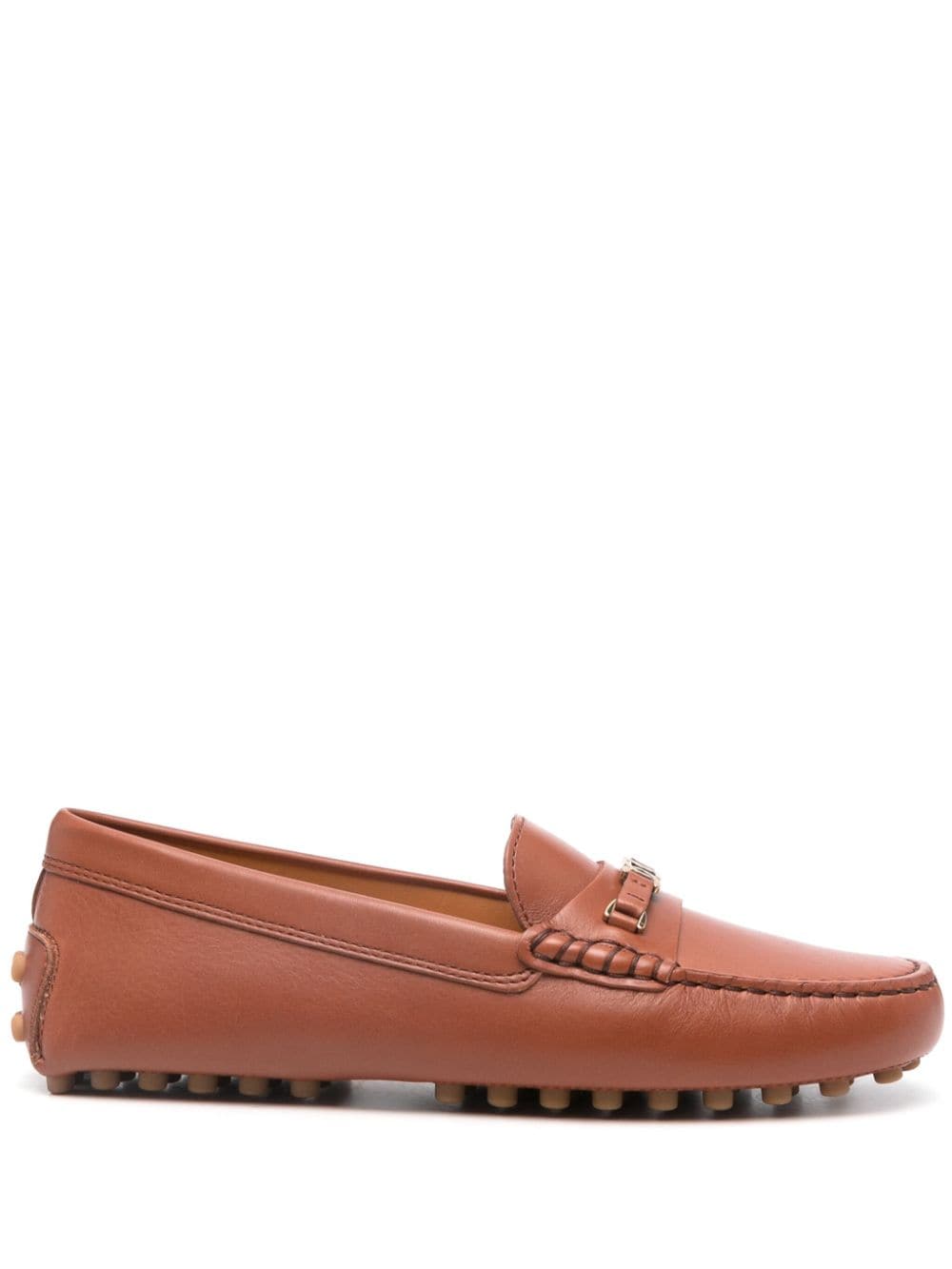 Tod's Flat shoes Leather Brown image 0