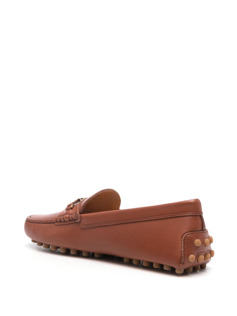 Tod's Flat shoes Leather Brown image 2