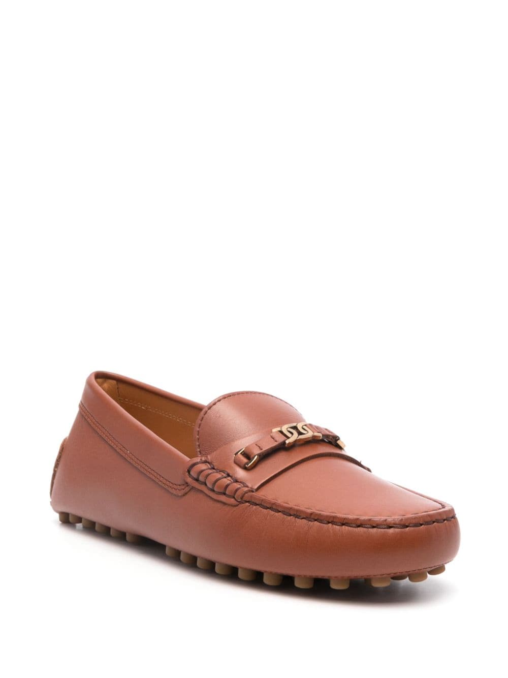 Tod's Flat shoes Leather Brown image 3