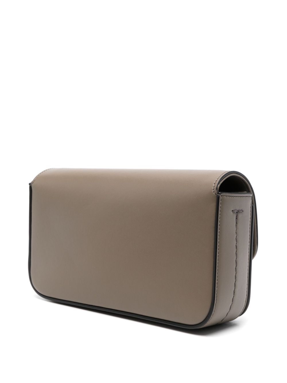 Tod's Dove Grey Leather Shoulder Bag image 2