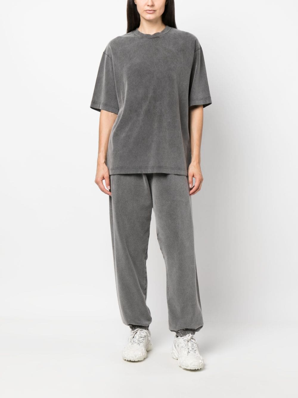 Acne Studios Black Cotton Drawstring Trousers image 3