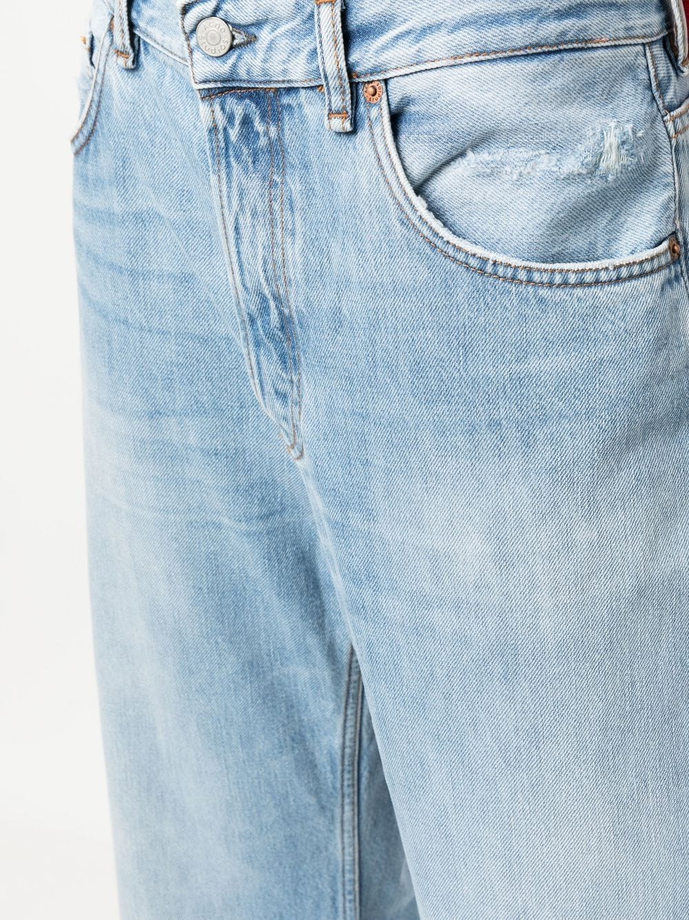 Acne Studios Clear Blue Organic Cotton Wide Leg Jeans image 1