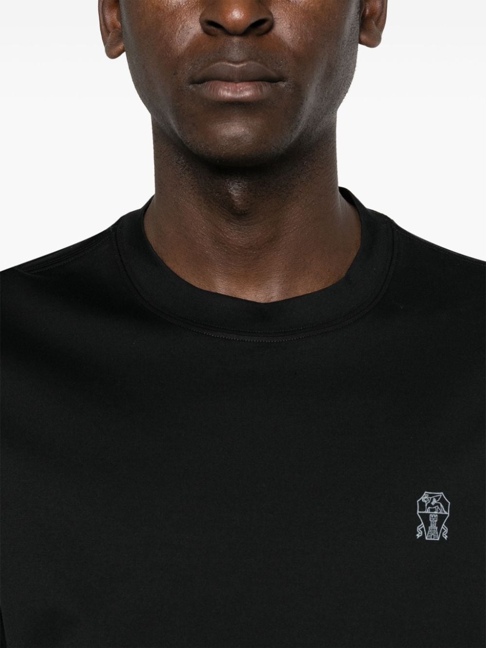 Brunello Cucinelli T-shirts and Polos Black image 3