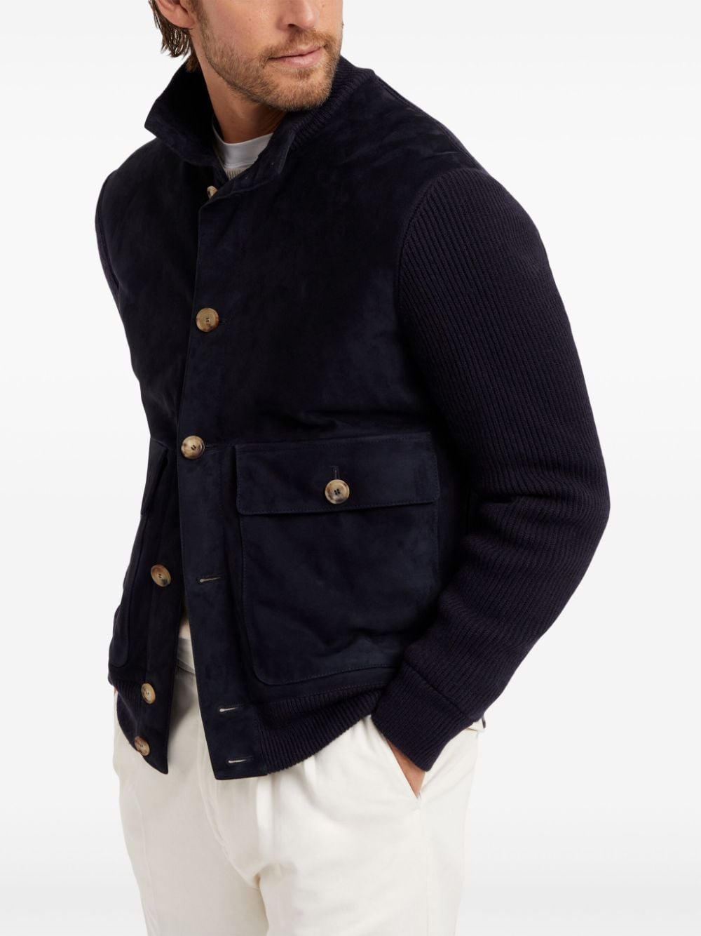 Brunello Cucinelli Coats Blue image 2