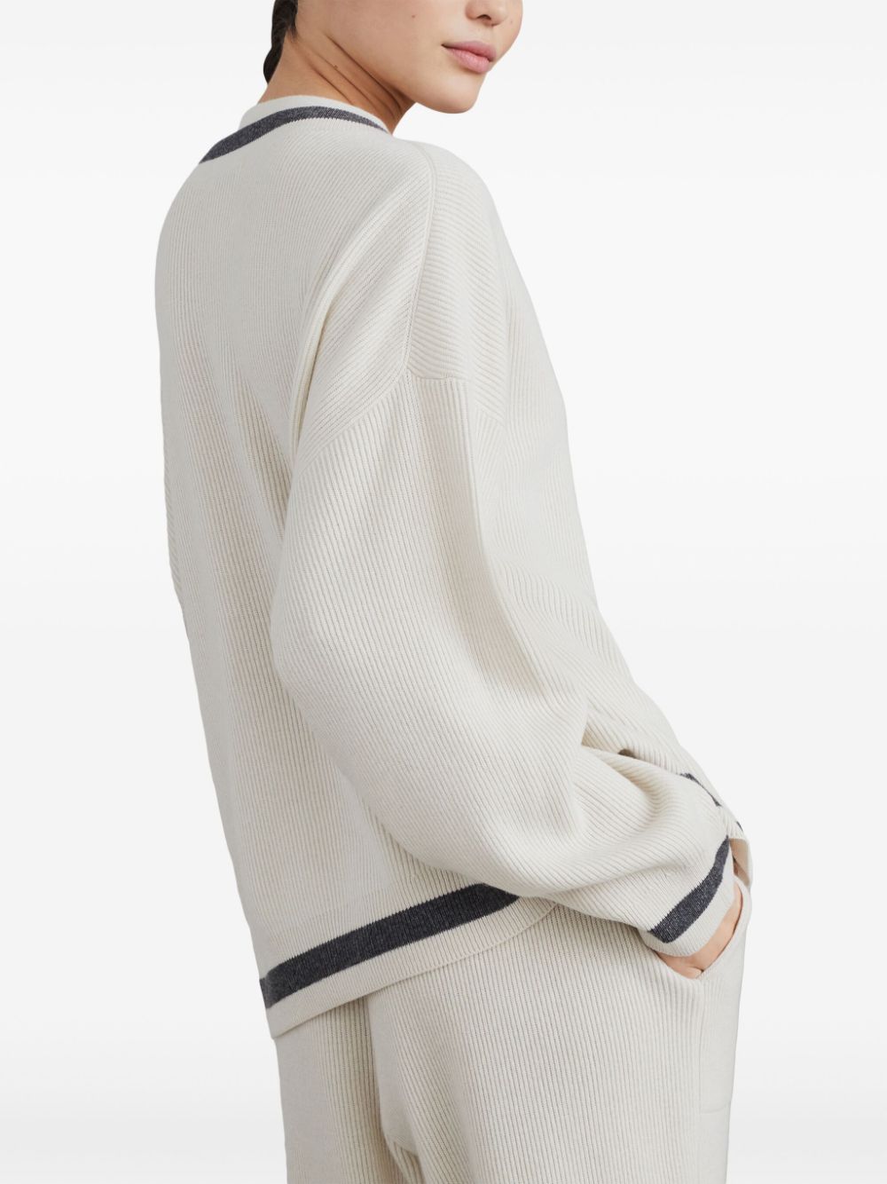 Brunello Cucinelli Sweaters White image 3