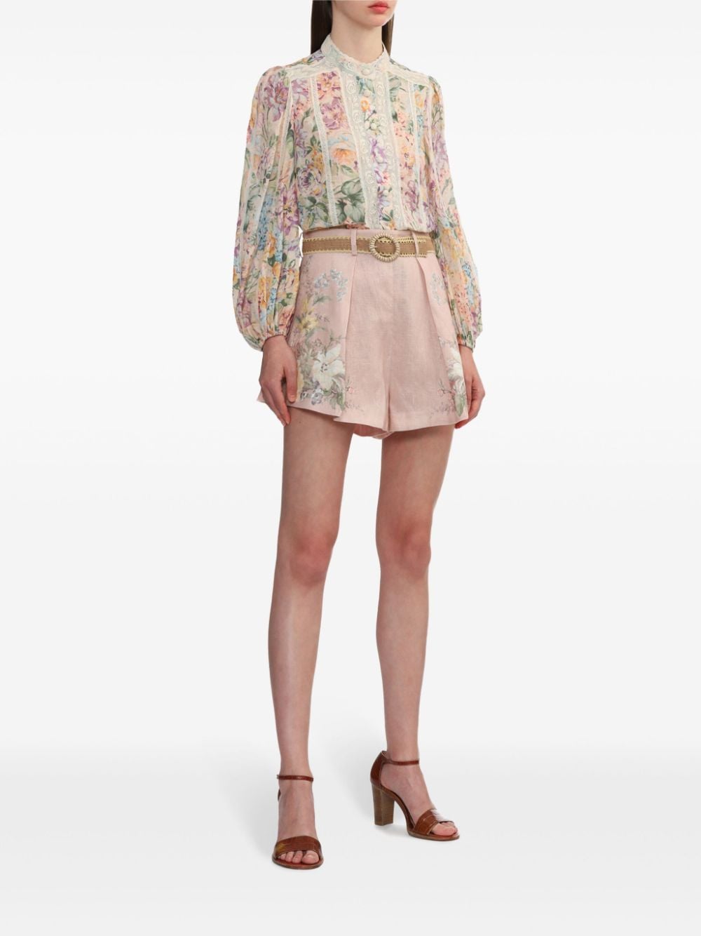 Zimmermann Shorts Pink image 3