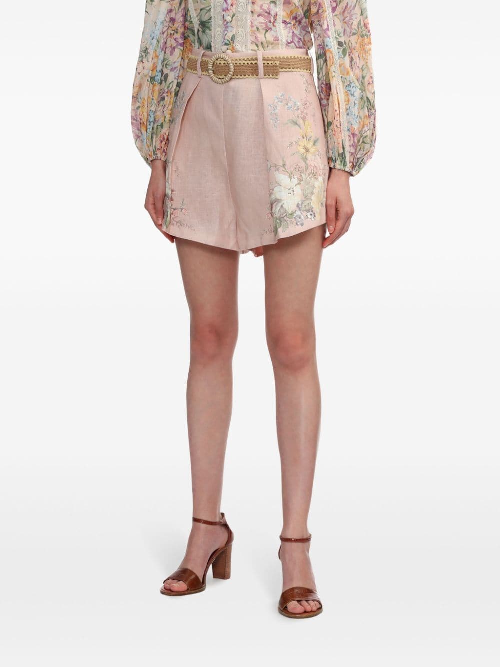 Zimmermann Shorts Pink image 5