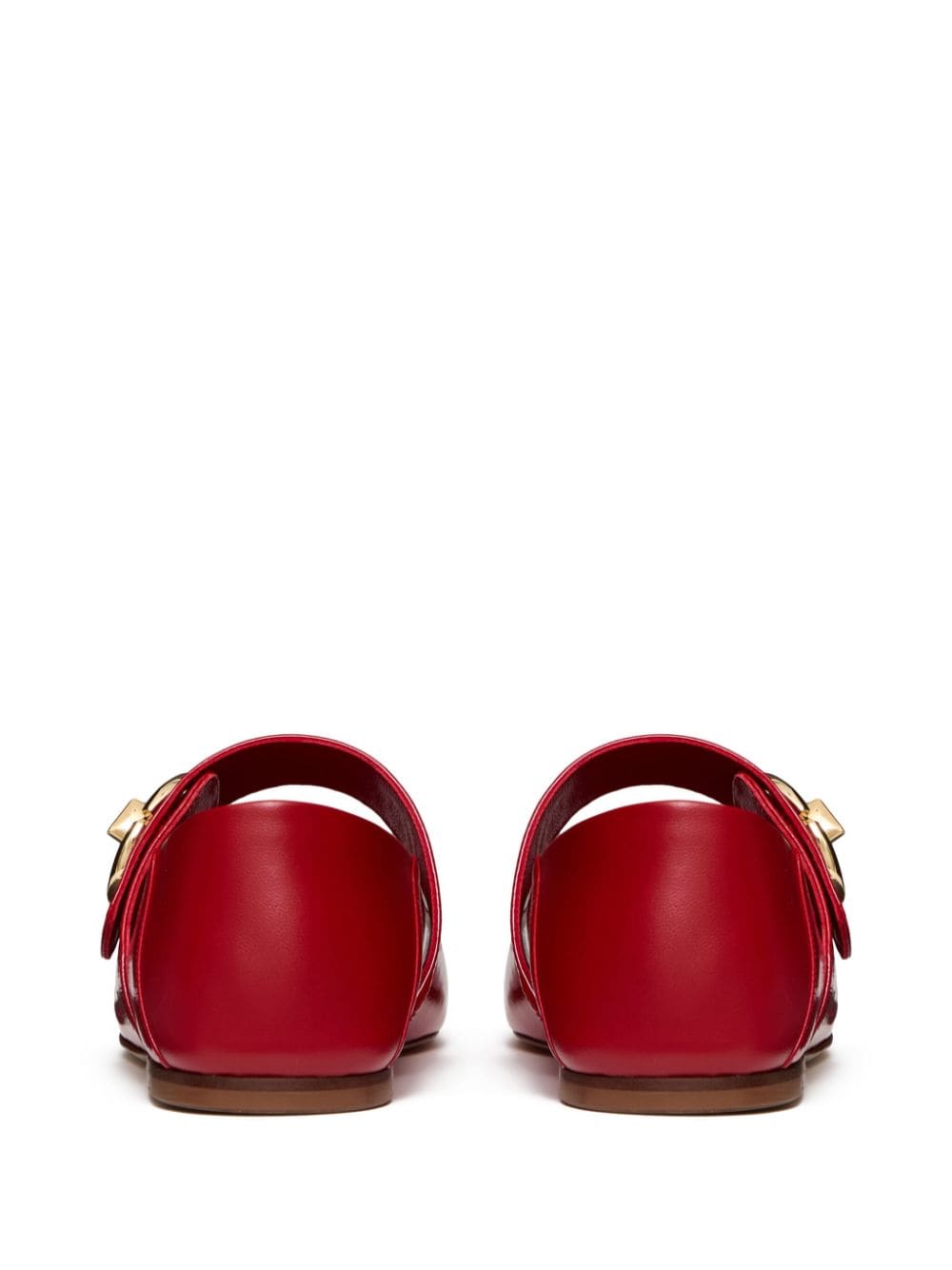 Valentino Garavani Red VLogo Signature Flat Shoes image 2